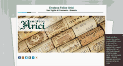 Desktop Screenshot of enoteca-arici.com